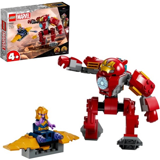76263 lego Marvel Super Heroes Iron Man Hulkbuster vs. Thanos 4+