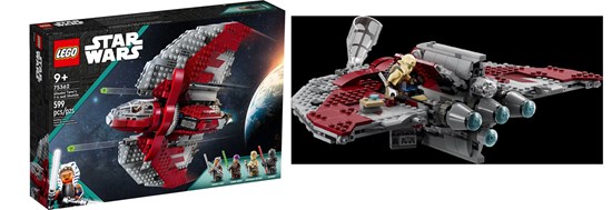 75362 lego Star Wars Ahsola Tano's T-6 Jedi Shuttle 9+ 