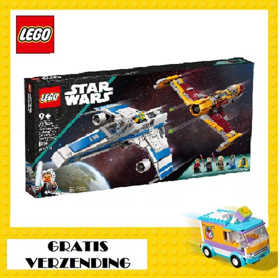 75364 lego Star Wars New Replublic E-Wings vs Shin Ht's Starfighter 9+  