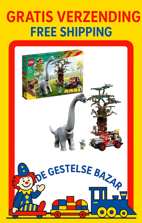 76960 lego Jurasic Park Ontdekking van de Brachosaurus 9+