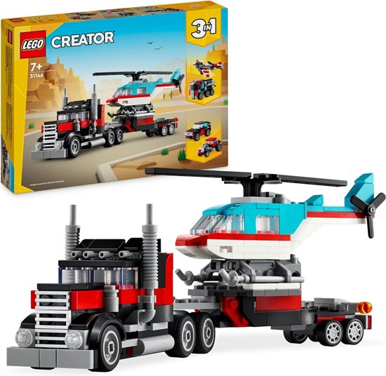 31146 lego Creator 3in1 Dieplader met Helikopter 7+ 