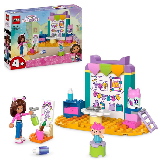 10795 Lego Gabby's Dollhouse Knutselen met Babykitty 4+ 