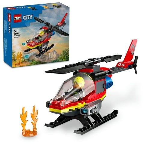 60411 lego City Brandweerhelikopter 5+  