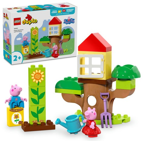 10431 Lego Duplo Peppa Pig Tuin met Boomhut 2+