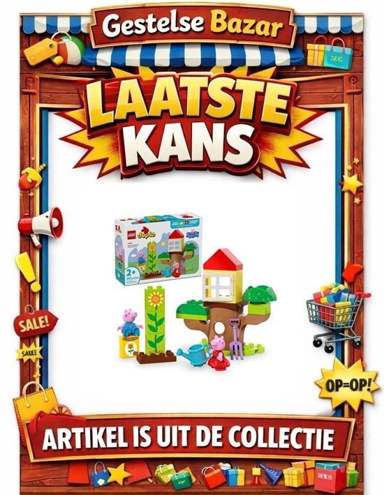 10431 Lego Duplo Peppa Pig Tuin met Boomhuis 2+