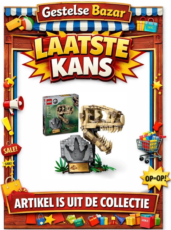 76964 lego Jurassic Park Dinosaurusfossielen: T. Rex Schedel 9+ 