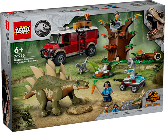 76965 lego Jurassic World Dino Expeditie met Stegosaurus 