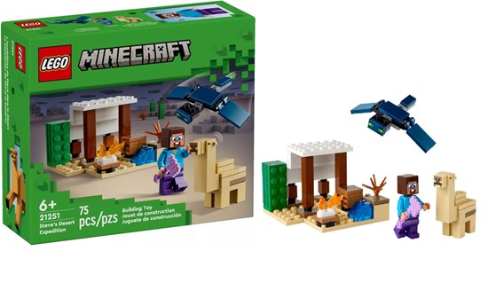 21251 lego Minecraft Steve's Woestijnexpeditie 6+ 