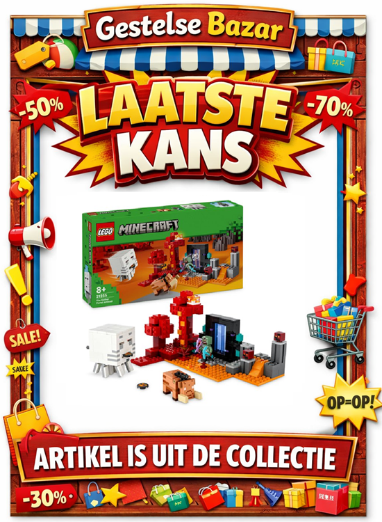 21255 lego Minecraft Hinderlaag bij het Nether-Portaal 8+  
