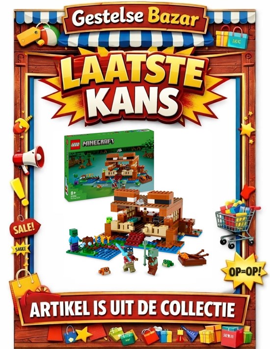 21256 lego Minecraft het Kikkerhuis 8+ 