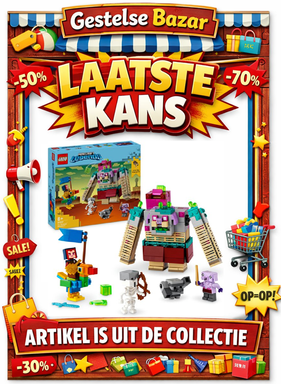 21257 lego Minecraft Legends Duel met de Verslinder 8+  
