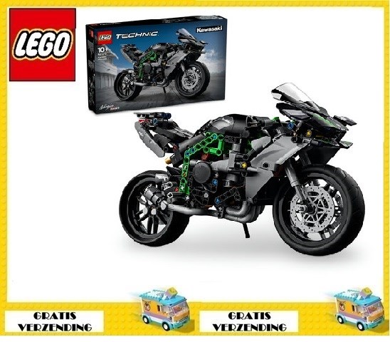 42170 lego Technic Kawasaki Ninja H2R Motor 10+ 