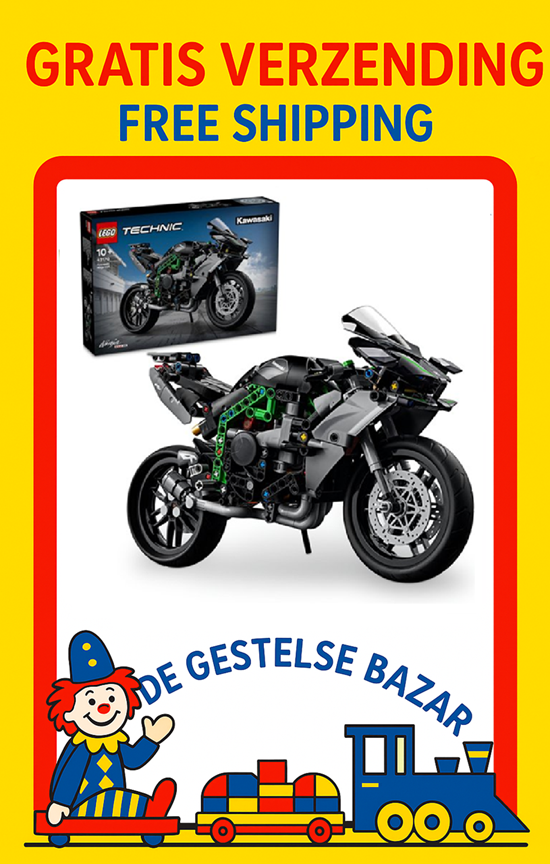 42170 lego Technic Kawasaki Ninja H2R Motor 10+ 