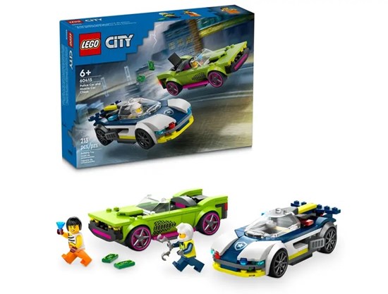 60415 lego City Politiewagen en Snelle Autoachtervolging 6+ 