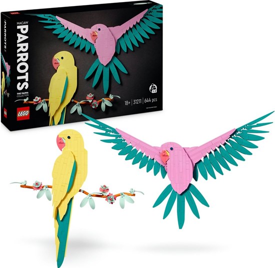 31211 lego Art Papagaaien set 644dlg 18+ 