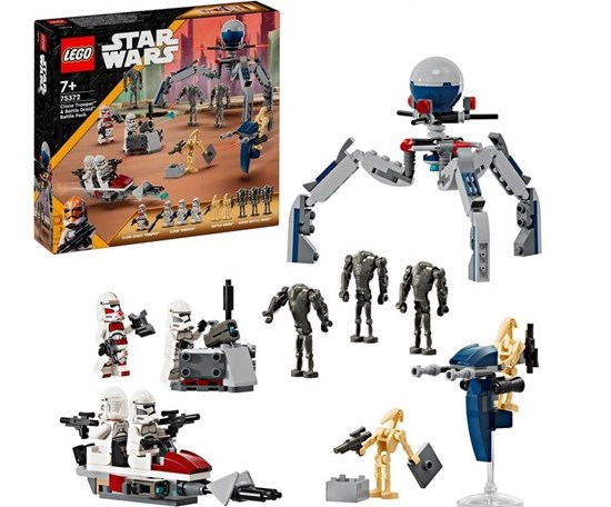 75372 lego Star Wars Clone Trooper™ & Battle Droid™ Battle Pack 7+ 