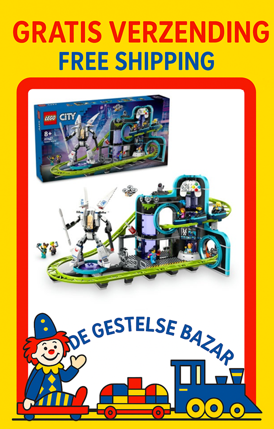 60421 Lego City Achtbaan in Robotwereld 8+