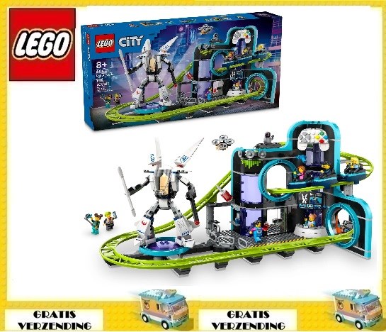 60421 Lego City Achtbaan in Robotwereld 8+