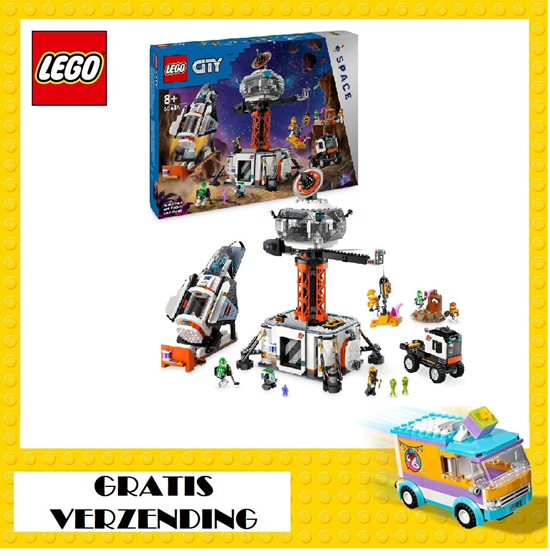 60434 lego City Space Ruimtebasis met Raketelanceringsplatform  8+ 