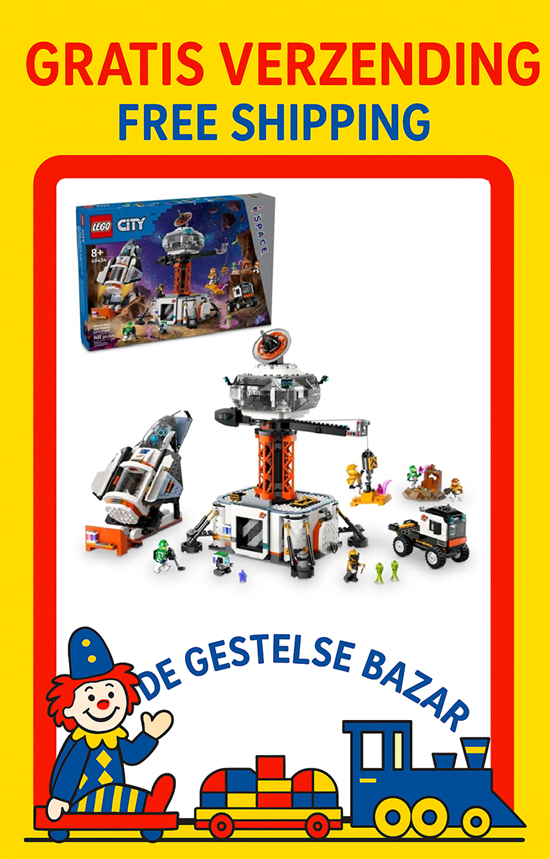 60434 lego City Space Ruimtebasis met Raketelanceringsplatform  8+ 