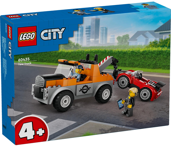 60435 Lego City Sleepwagen en Sportwagenreparatie 4+