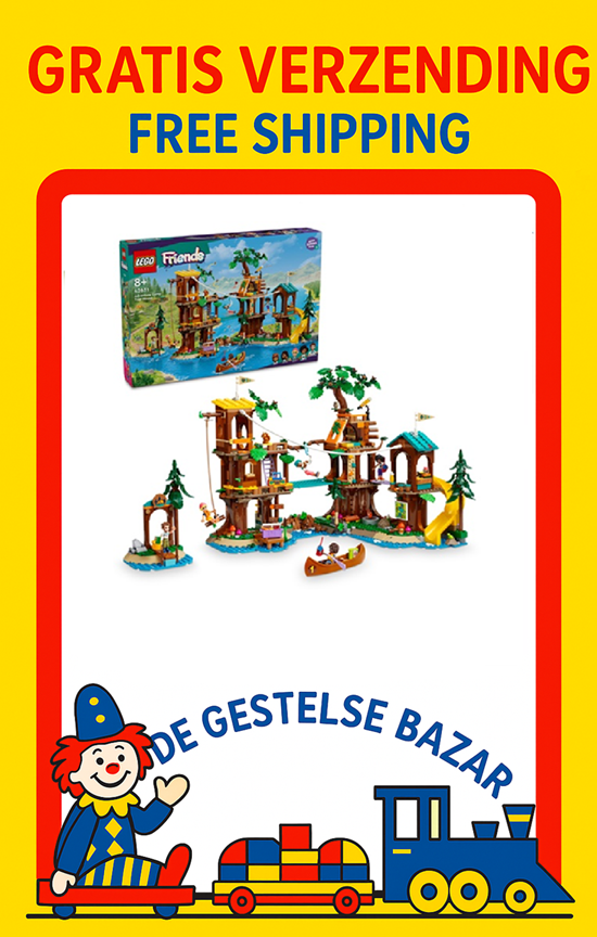 42631 lego Friends Avonturenkamp Boomhut 8+