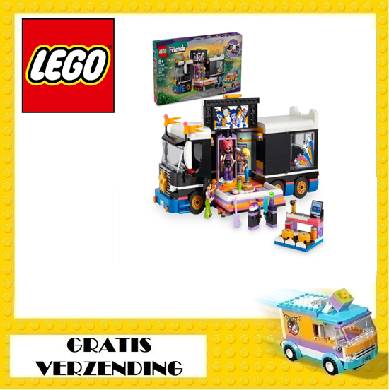 42619 lego Friends Popstar Toerbus van Popster 8+ 