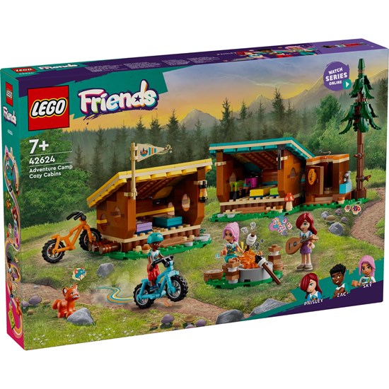 42624 lego Friends Avonturenkamp Knusse Boshutten 7+