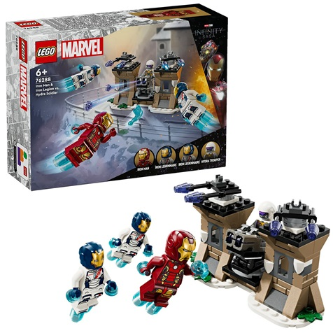 76288 lego Marvel Super Heroes Iron Man & Iron Legion vs. Hydra Agent Soldaat 6+
