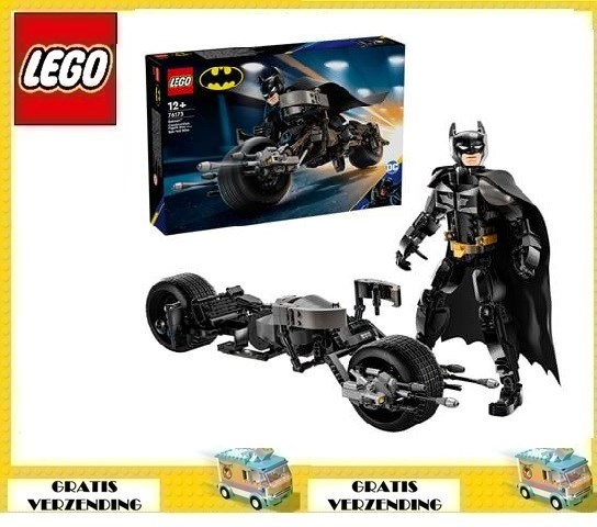 76273 lego DC Super Heroes Batman Bouwfiguur en de Bat-Pod Motor  12+