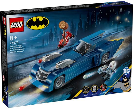 76274 lego DC Super Heroes Batman met Batmobile vs. Harley Quinn™ en Mr. Freeze 8+