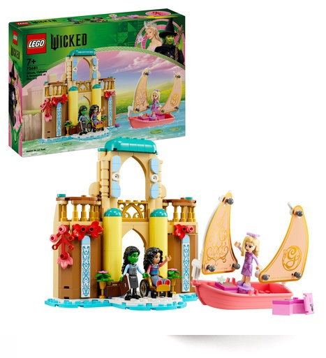75681 lego Disney Wicked Glinda, Elphaba en Nessatose op Shiz Univerrsity 7+