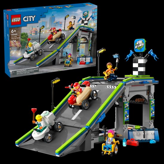 60460 Lego City Geen Grenzen: Zeepkistenrace met Oprit 436dlg 6+ 