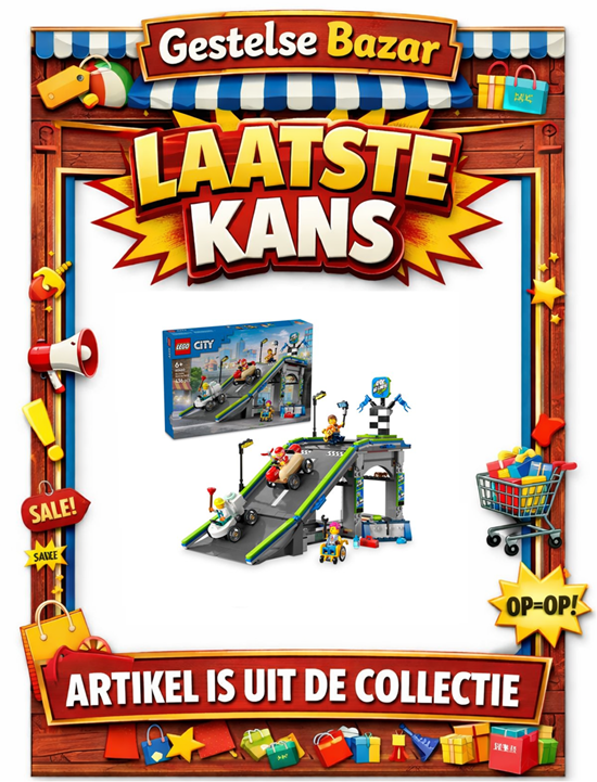 60460 Lego City Geen Grenzen: Zeepkistenrace met Oprit 436dlg 6+ 