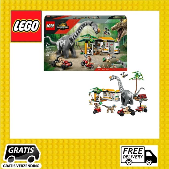 76973 Lego Jurrassic World Raptor & Titanosaurus Tracking Mission 7+ 