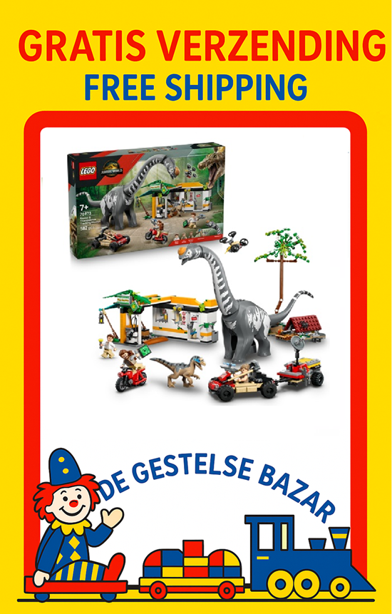 76973 Lego Jurrassic World Raptor & Titanosaurus Tracking Mission 7+ 