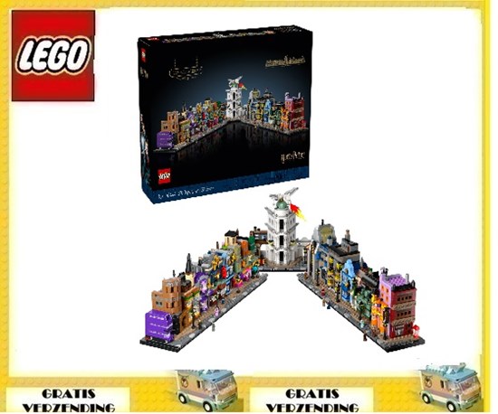 76444 Lego Harry Potter de Weg=Weg  Magische Winkel 2750dlg 18+ 
