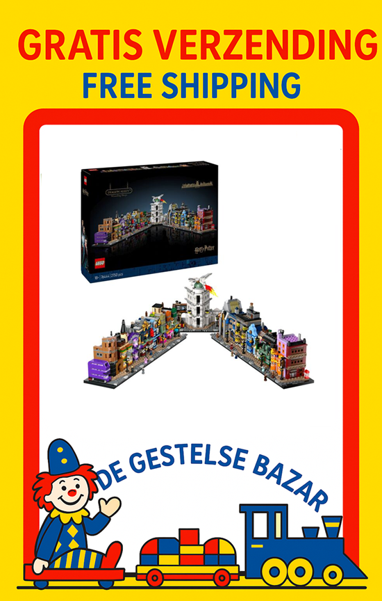 76444 Lego Harry Potter de Weg=Weg  Magische Winkel 2750dlg 18+ 