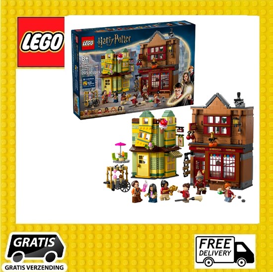 76452 Lego Harry Potter Zwik & Zwachtels Zwerkbalpaleis en IJssalon Set 8+ 