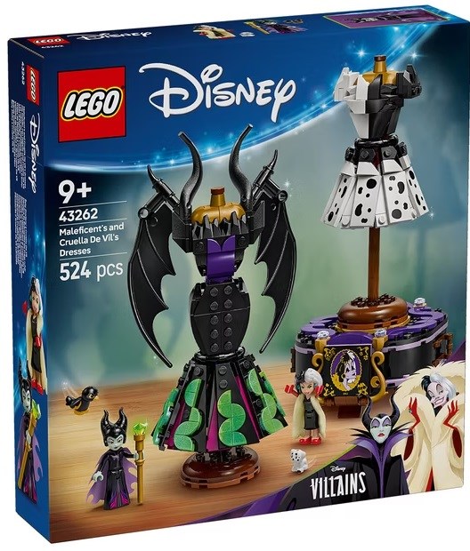 43262 Lego Disney Classic de Jurken van Malefiz en Cruella de Ville 