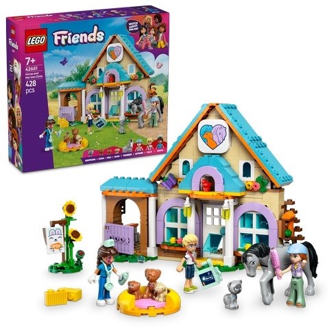 42651 Lego Friends Dierenarts Praktijk voor Paarden en Huisdieren 428DLG 7+