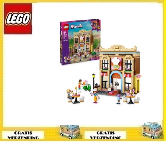 42655 Lego Friends Kookschool en Restaurant 896dlg 8+