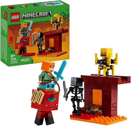 21266 Lego Minecraft het Lavastrijd in de Nether 99dlg 6+