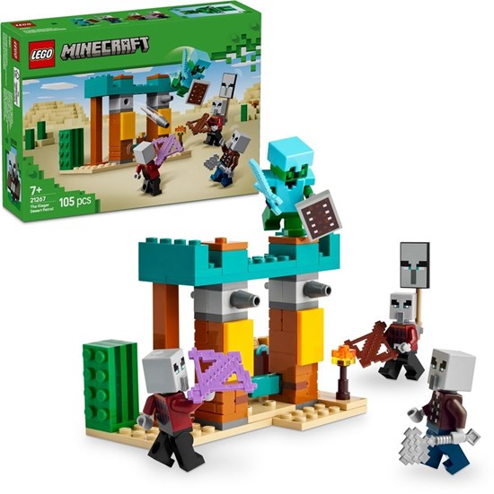 21267 Lego Minecraft de Pillagers in de Woestijn 105dlg 7+