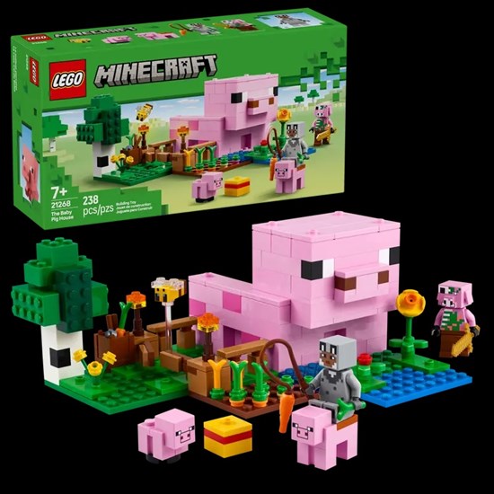 21268 Lego Minecraft het Huis van het Biggetje 238dlg 7+ 