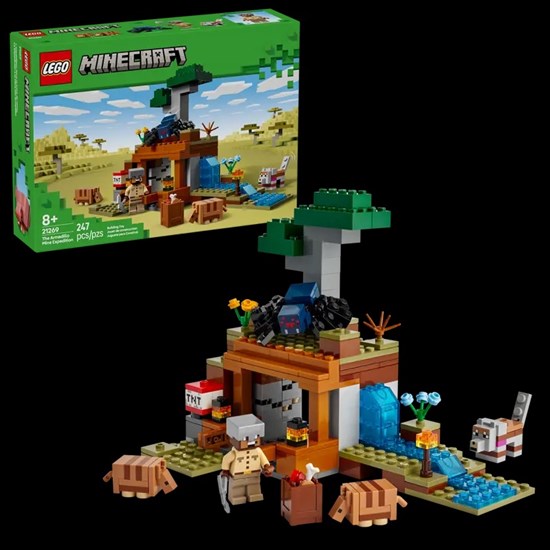21269 Lego Minecraft de Expeditie naar de Gordeldieren bij de Mijn 247dlg 8+ 