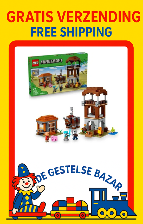 21278 Lego Minecraft Een Verwoester op Plunderingbuitenpost 9+ 