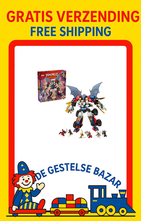 71834 Lego Ninjago Zanes Ultra-Kombi-Mech 1187dlg 9+