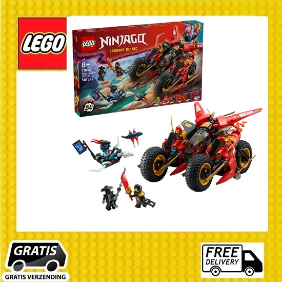71844 Lego Ninjago Ninja Actie Flitser Strijdvoertuig 3-in-1 set 8+ 