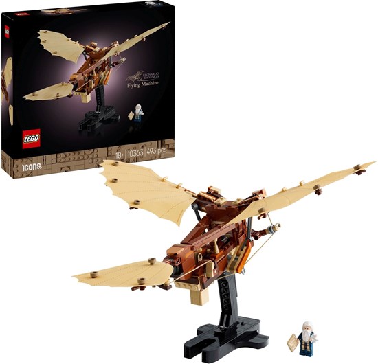 10363 Lego Icons de Vliegmachine van Leonardo da Vinci 493dlg 18+ 